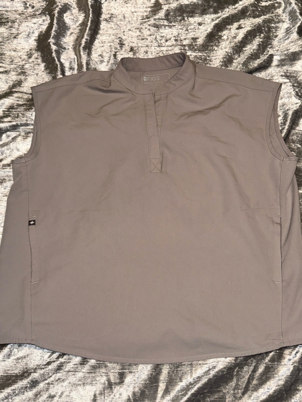 Figs Rafaela Oversized Scrub Top - Slate